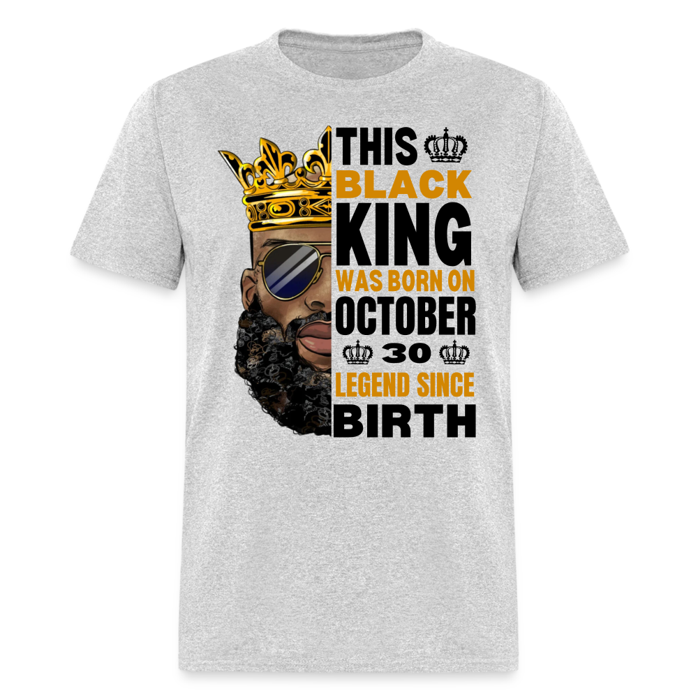 30TH OCTOBER KING LEGEND - heather gray