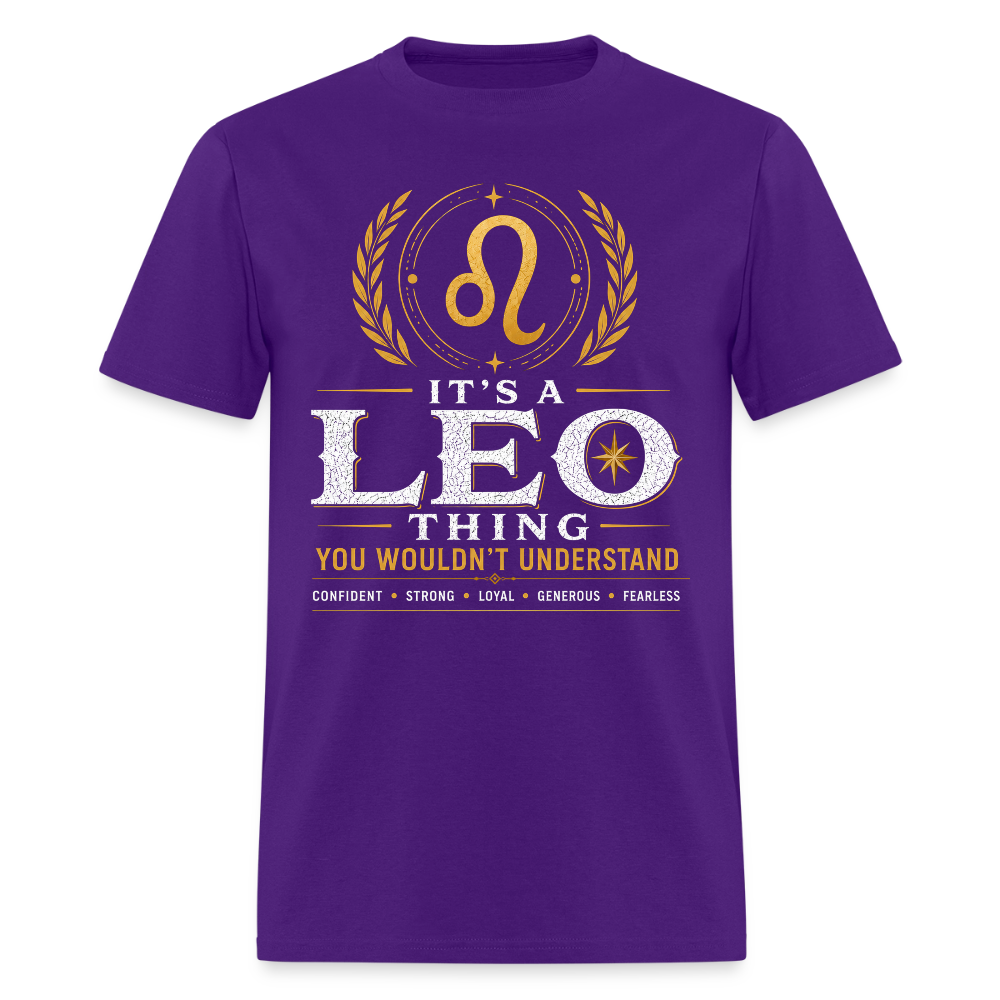 IT'S A LEO THING - purple