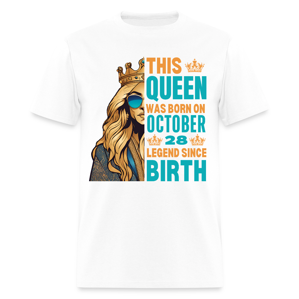 QUEEN 28TH OCTOBER LEGEND - white