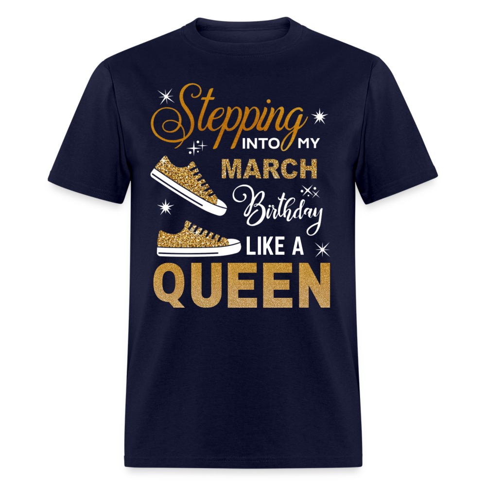 MARCH BIRTHDAY QUEEN - navy