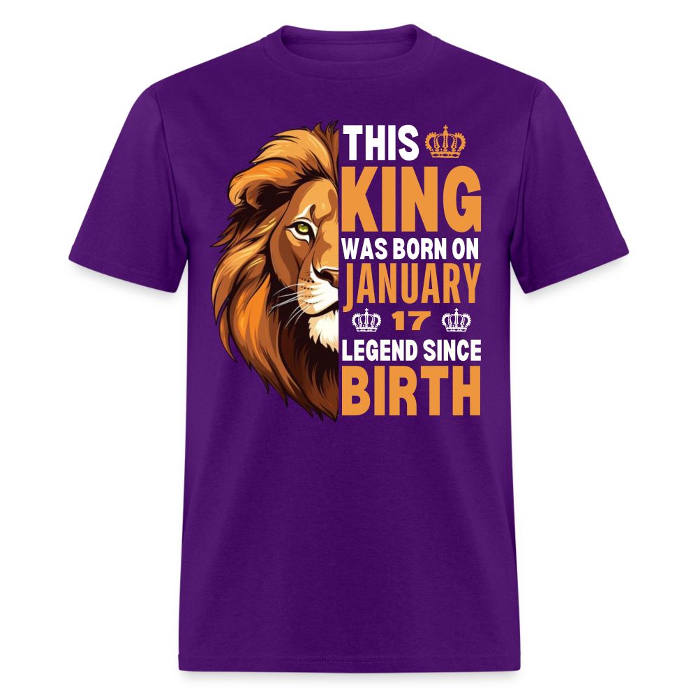 17TH JANUARY KING LEGEND - purple
