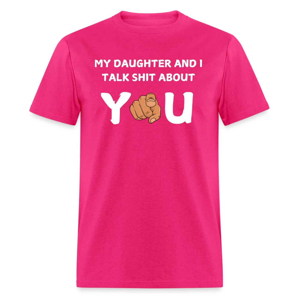 MY DAUGHTER AND I TALK - fuchsia