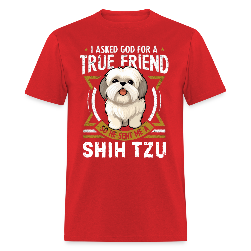 MY TRUE FRIEND SHIH TZU - red