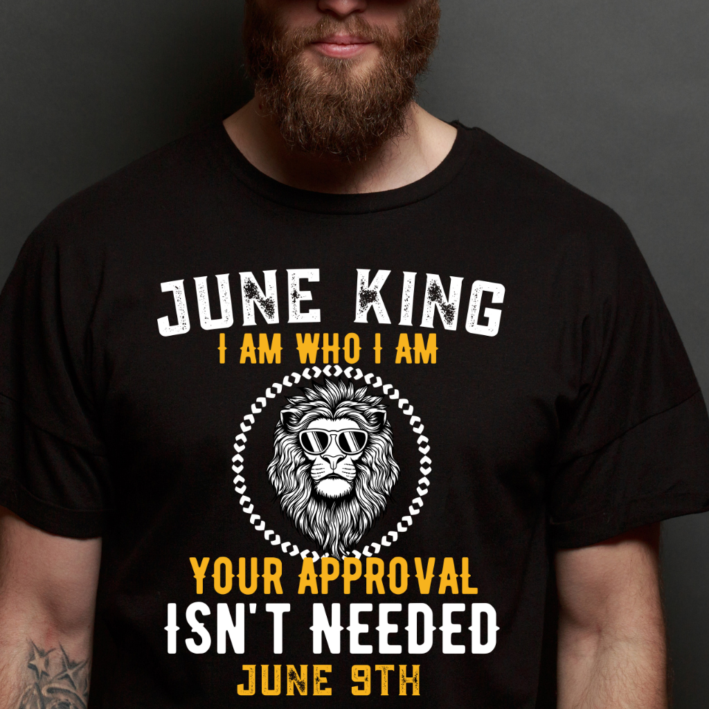 I AM 9TH JUNE KING SHIRT
