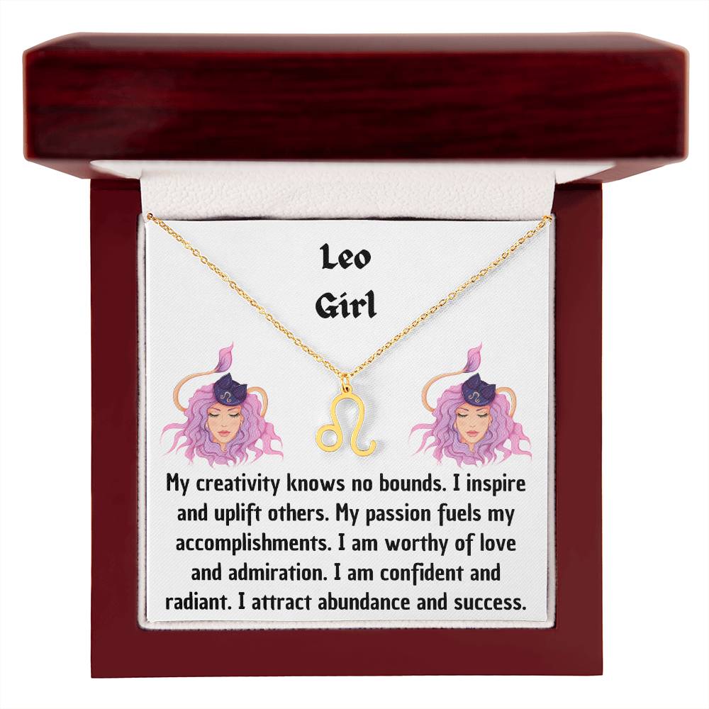LEO GIRL NECKLACE