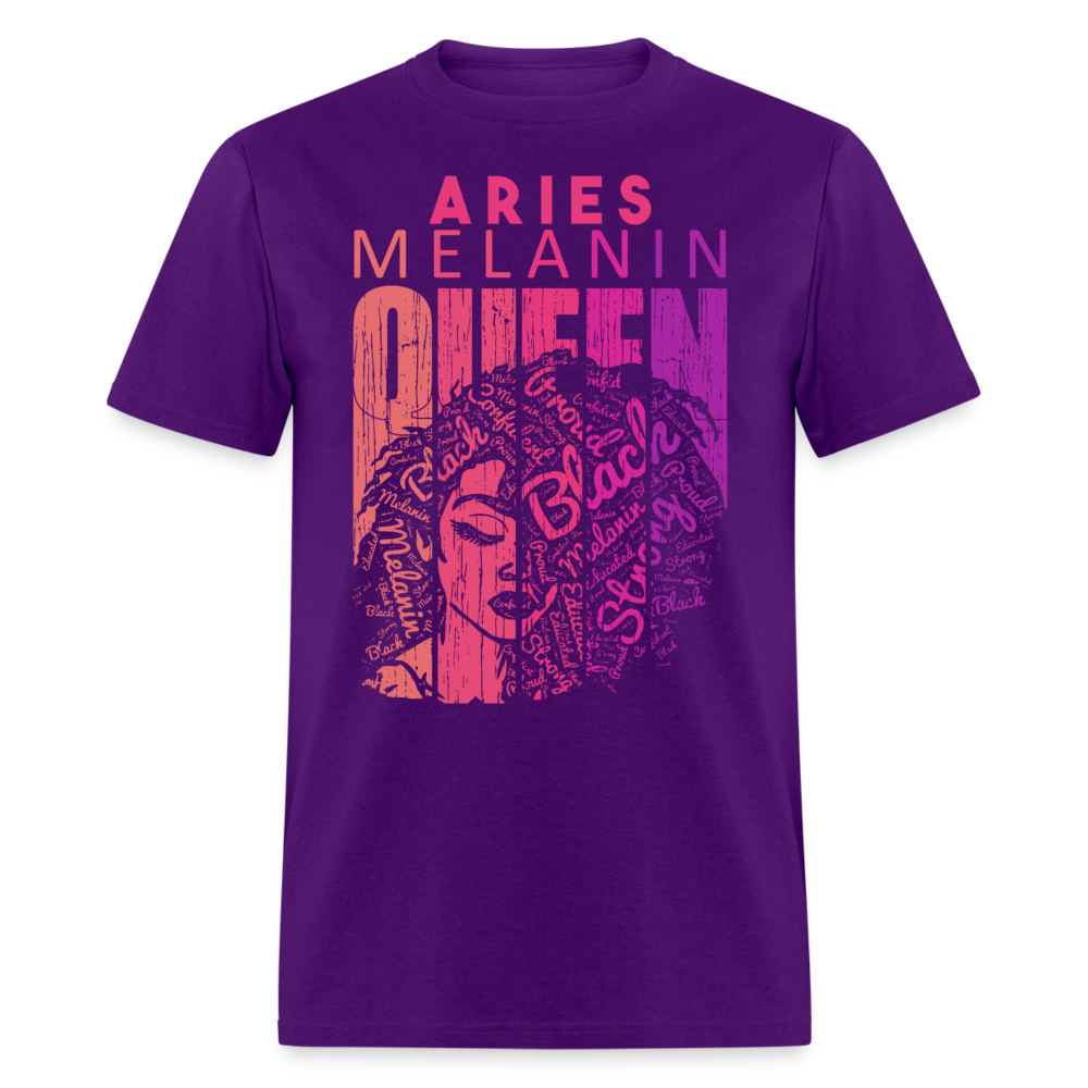ARIES MELANIN QUEEN SHIRT - purple