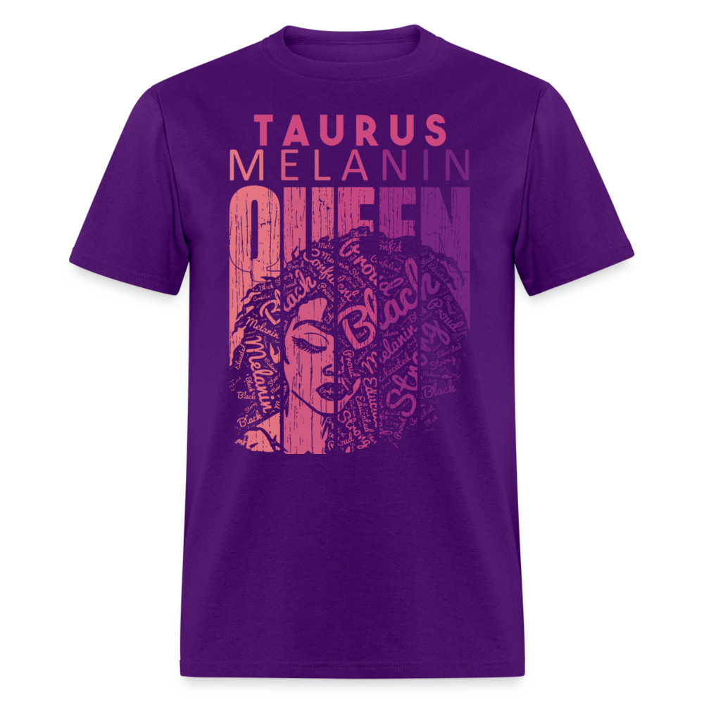 TAURUS MELANIN QUEEN SHIRT - purple