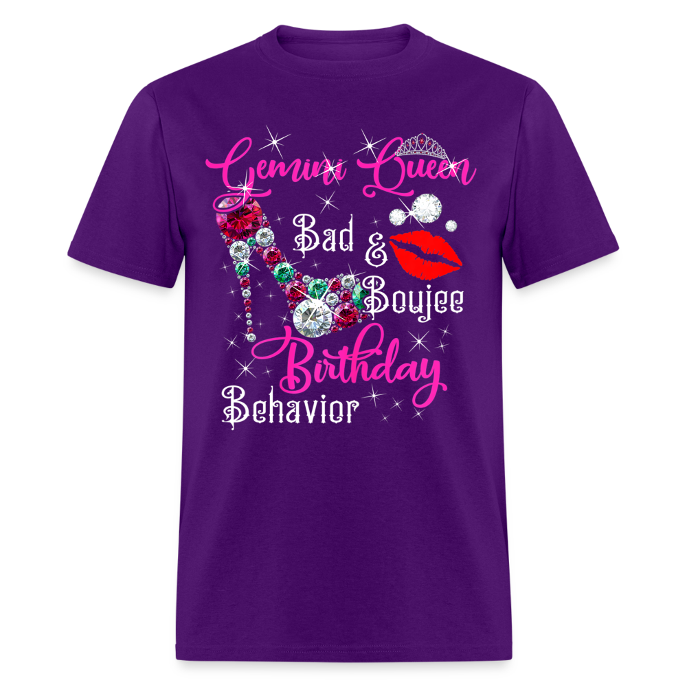 GEMINI BAD & BOUJEE SHIRT - purple