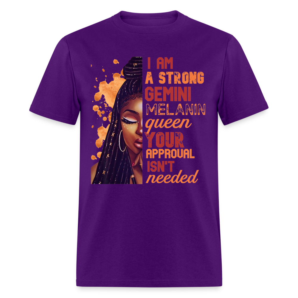 GEMINI MELANIN QUEEN SHIRT - purple