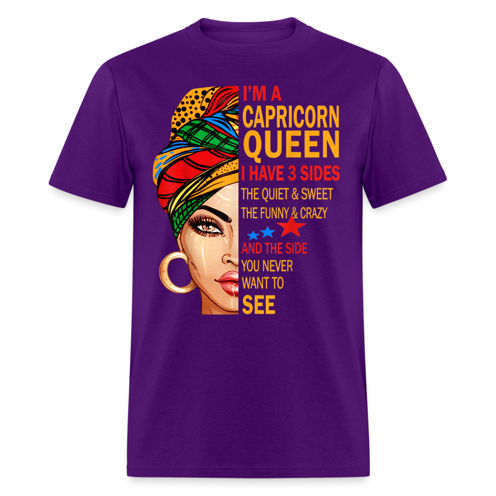 CAPRICORN THREE SIDES SHIRT - purple