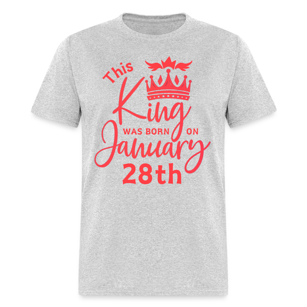 KING BORN 28TH JANUARY - heather gray
