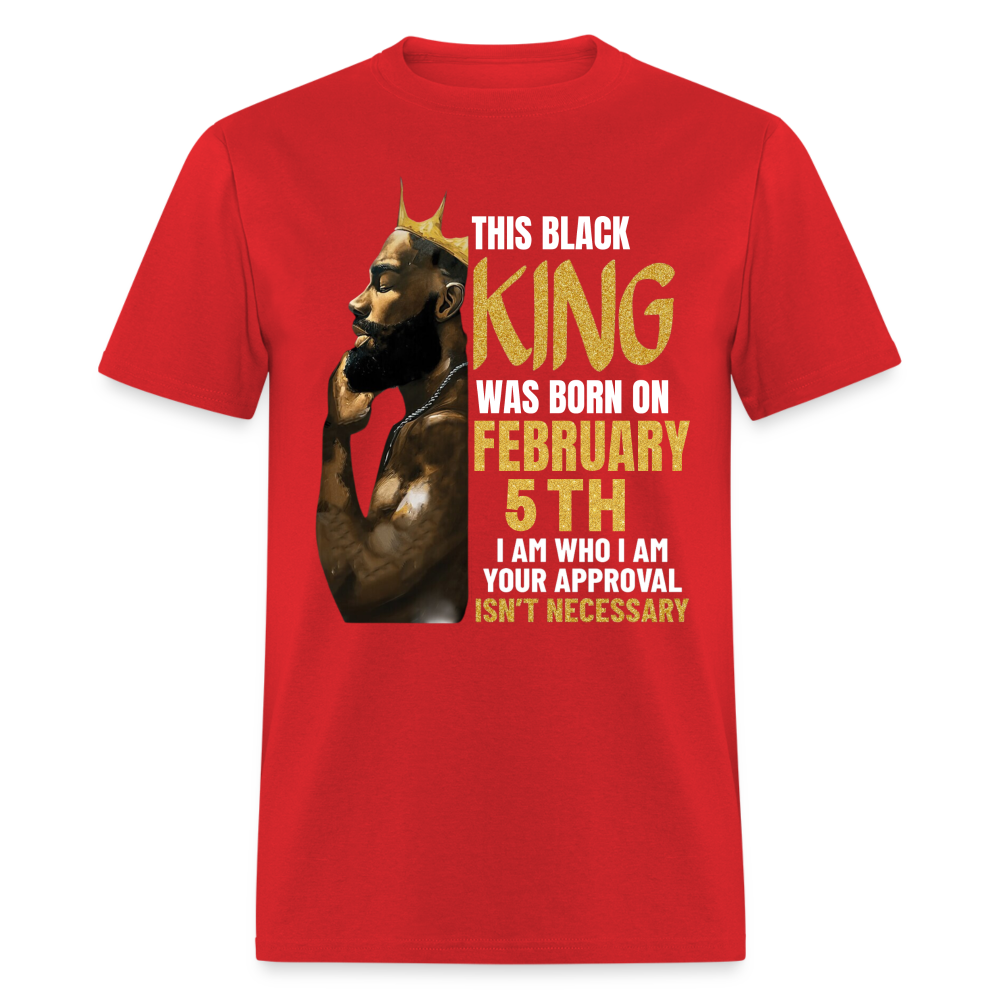 5TH FEBRUARY BLACK KING - red