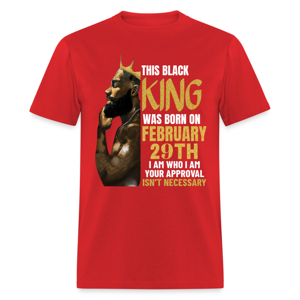 29TH FEBRUARY BLACK KING - red