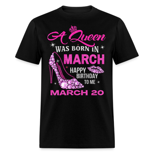 20TH MARCH QUEEN - black