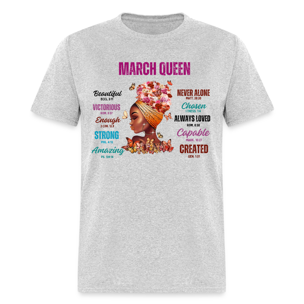 BEAUTIFUL MARCH QUEEN - heather gray