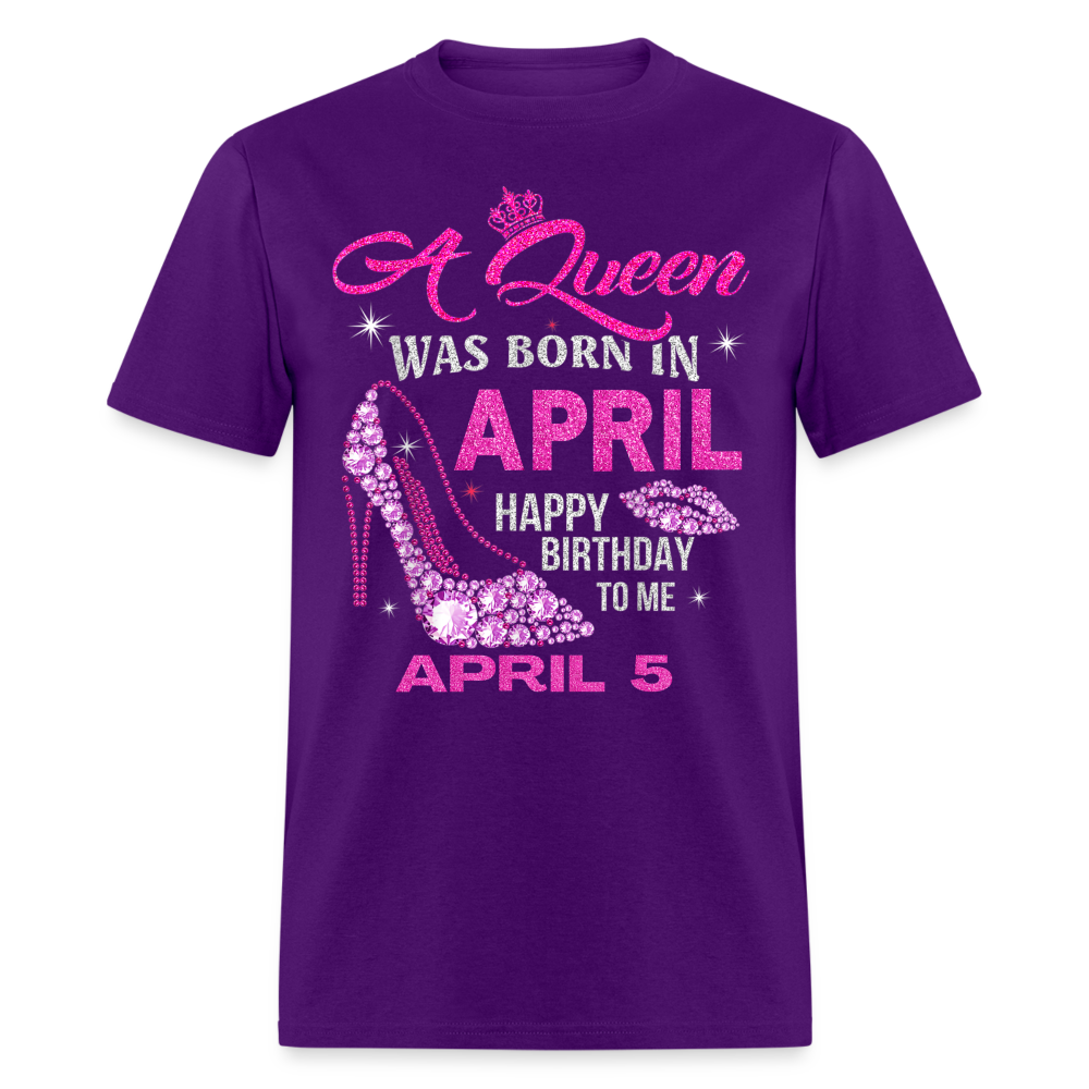 5TH APRIL QUEEN SHIRT - purple