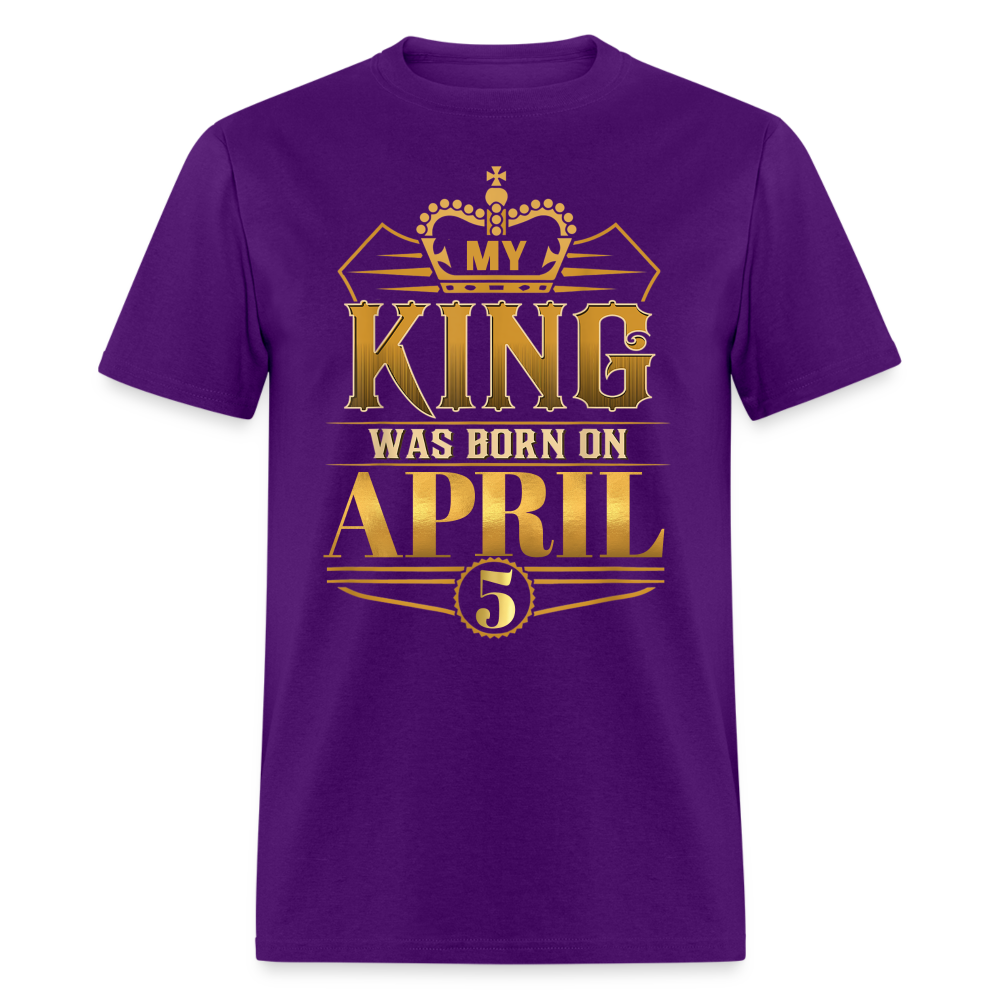 MY KING APRIL 5 SHIRT - purple