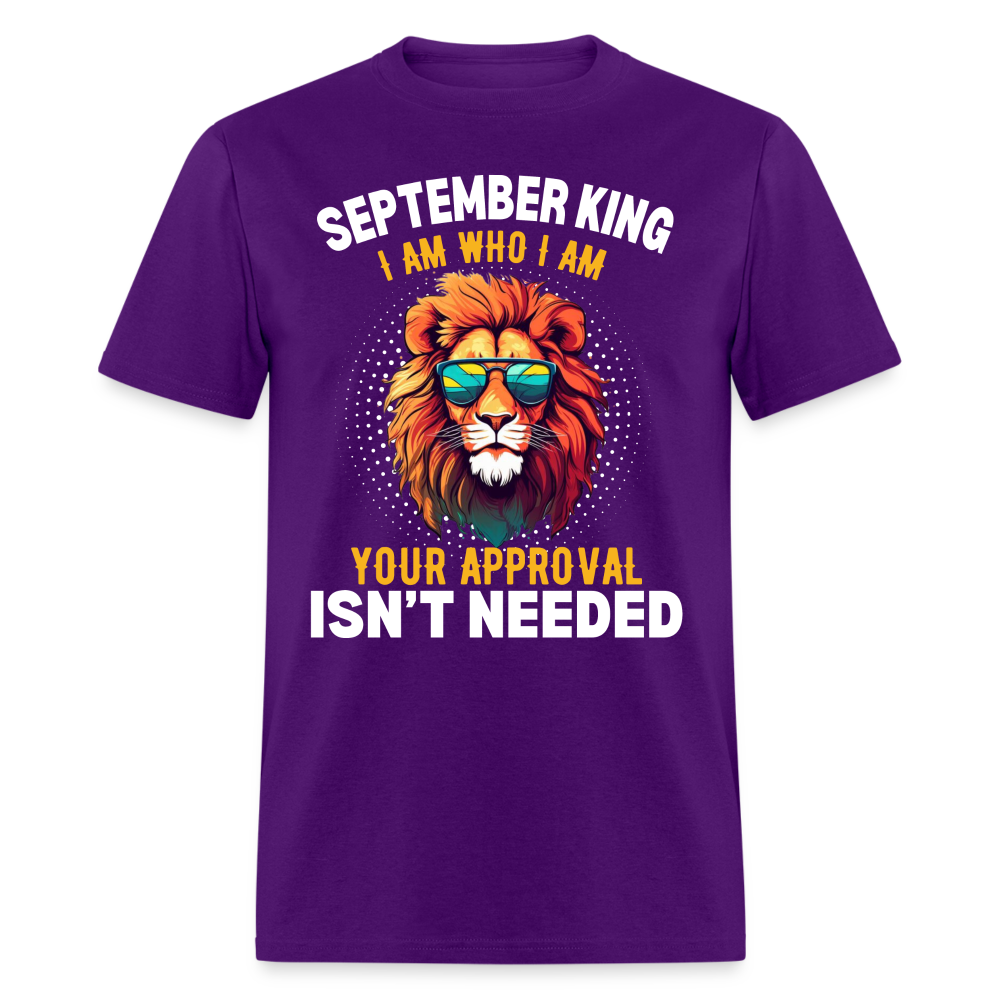 SEPTEMBER KING APPROVAL ISN'T NEEDED - purple