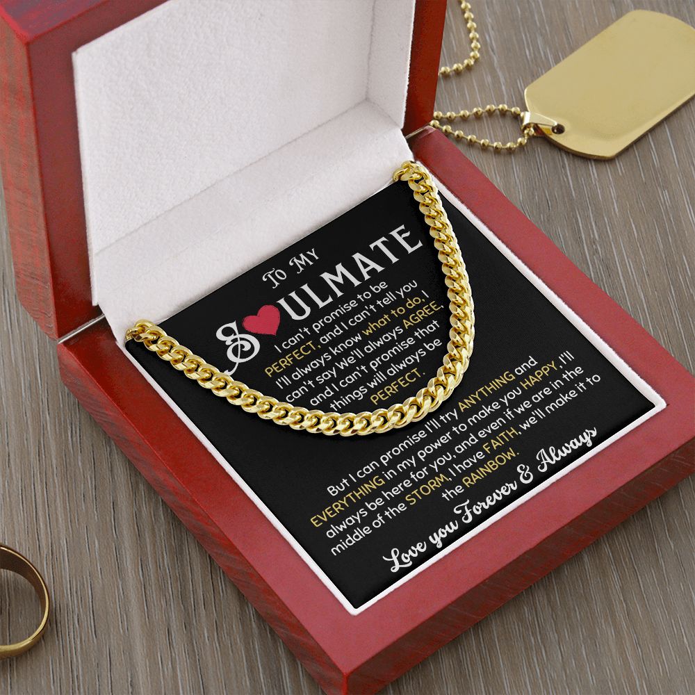 MY SOULMATE PERFECT CUBAN CHAIN NECKLACE