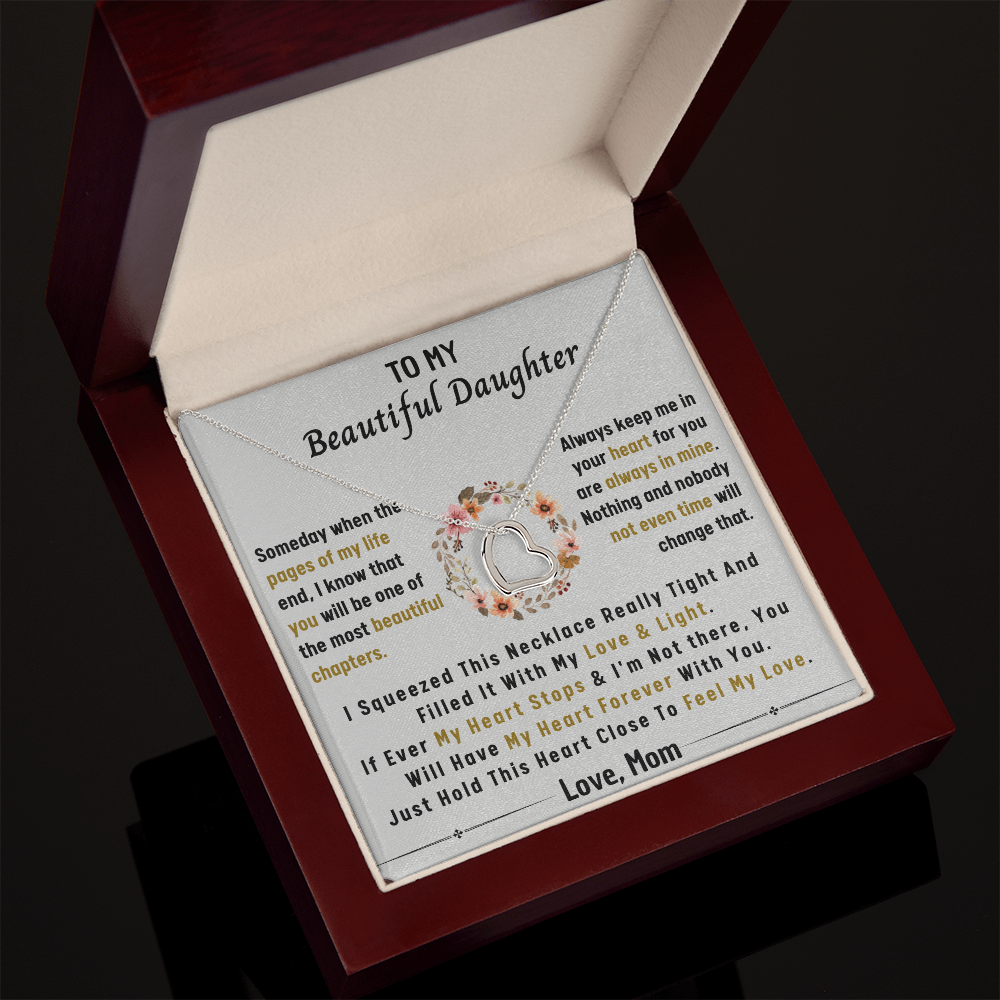DAUGHTER DELICATE HEART NECKLACE