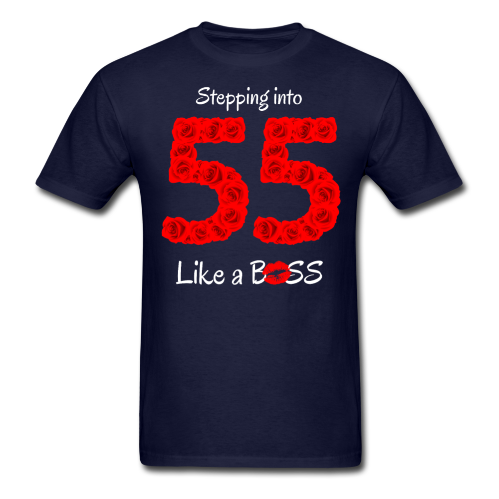 STEPPING 55 ROSE SHIRT - navy