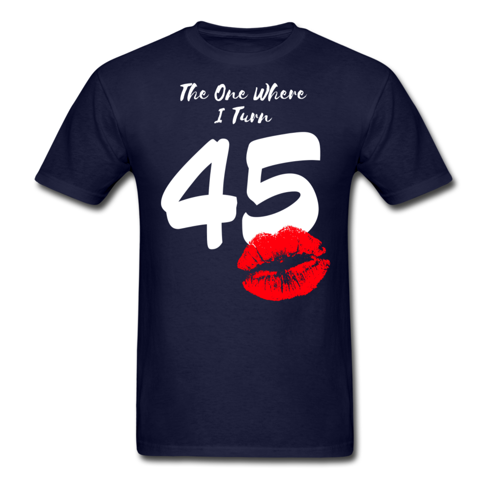 WHERE I TURN 45 SHIRT - navy