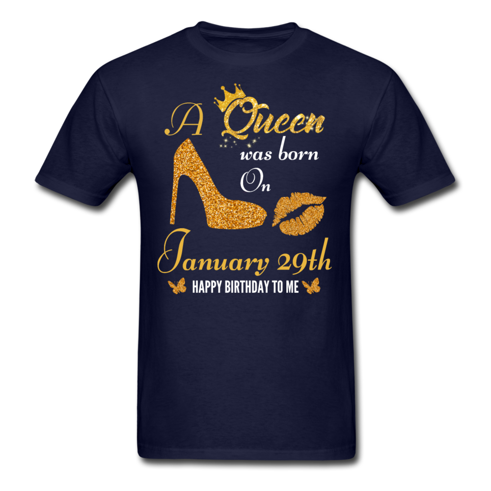 QUEEN 29TH JANUARY - navy