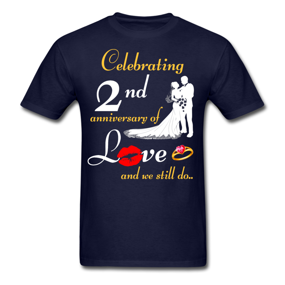 2ND ANNIVERSARY UNISEX SHIRT - navy