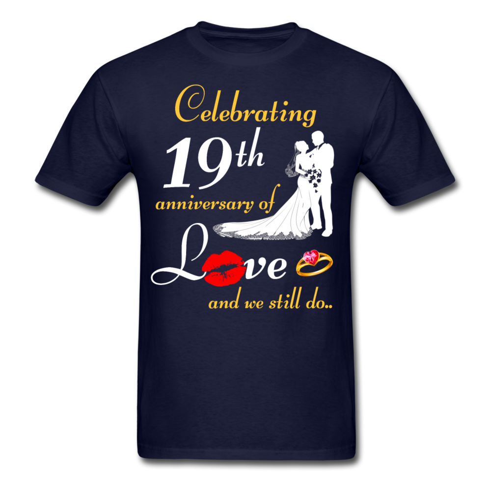 19TH ANNIVERSARY UNISEX SHIRT - navy