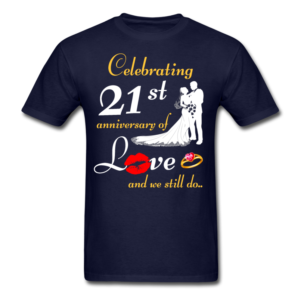 21ST ANNIVERSARY UNISEX SHIRT - navy