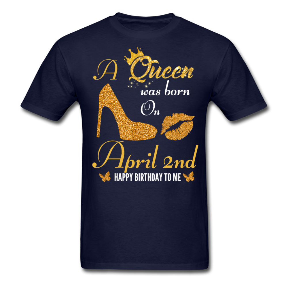 QUEEN 2ND APRIL UNISEX SHIRT - navy