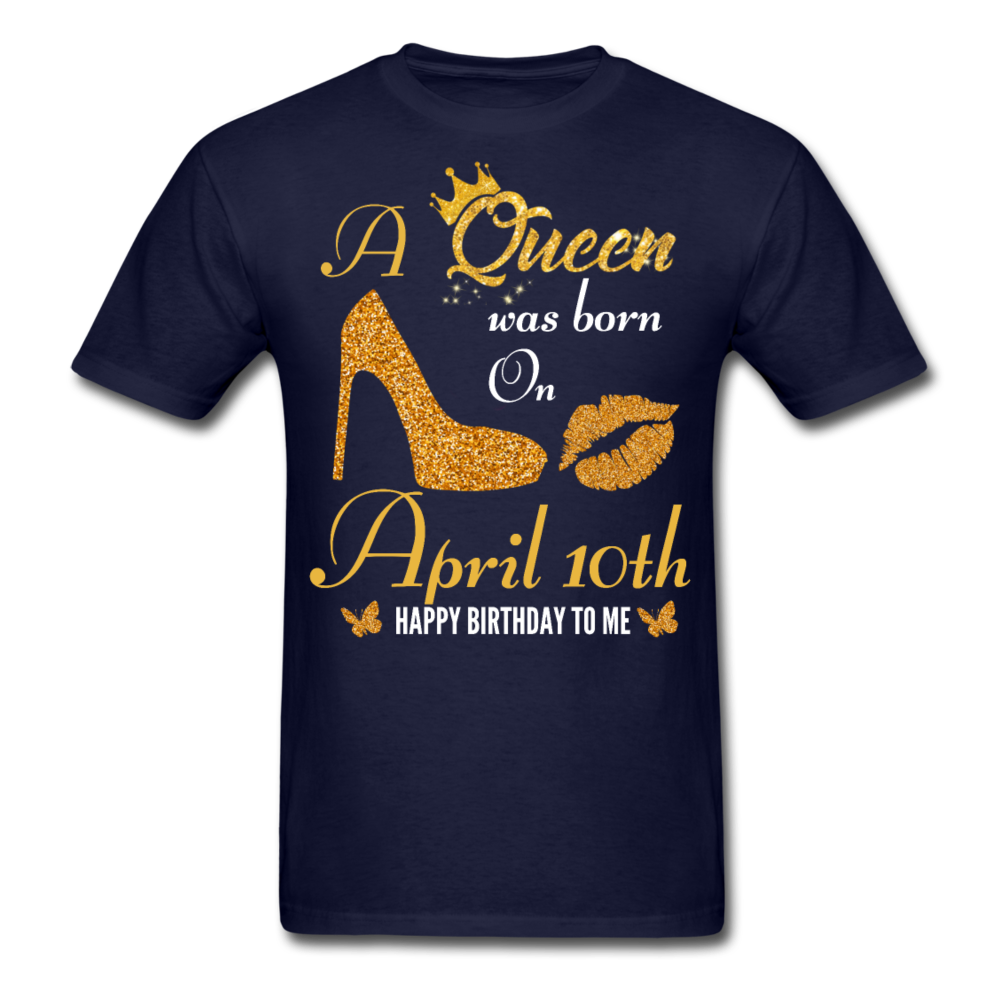 QUEEN 10TH APRIL UNISEX SHIRT - navy