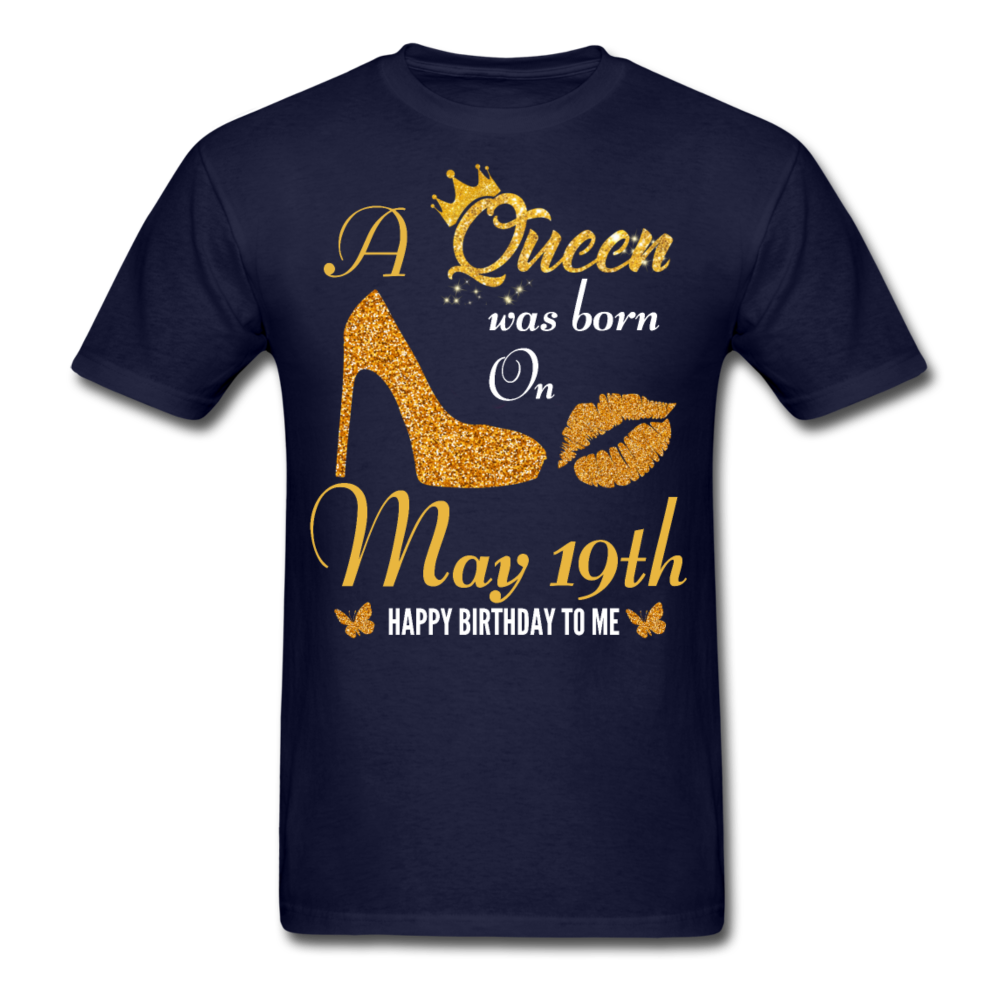 QUEEN 19TH MAY UNISEX SHIRT - navy