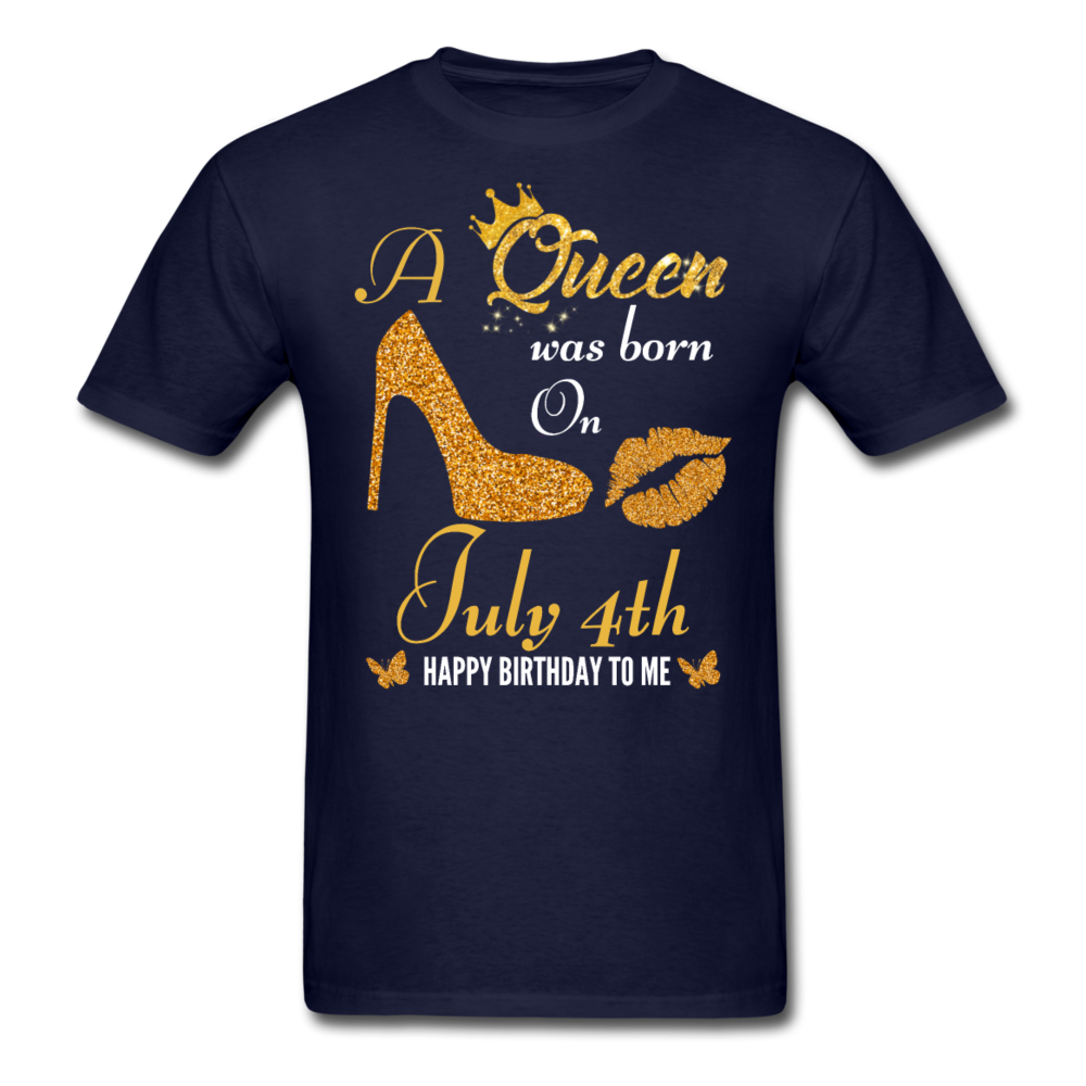 QUEEN 4TH JULY UNISEX SHIRT - navy