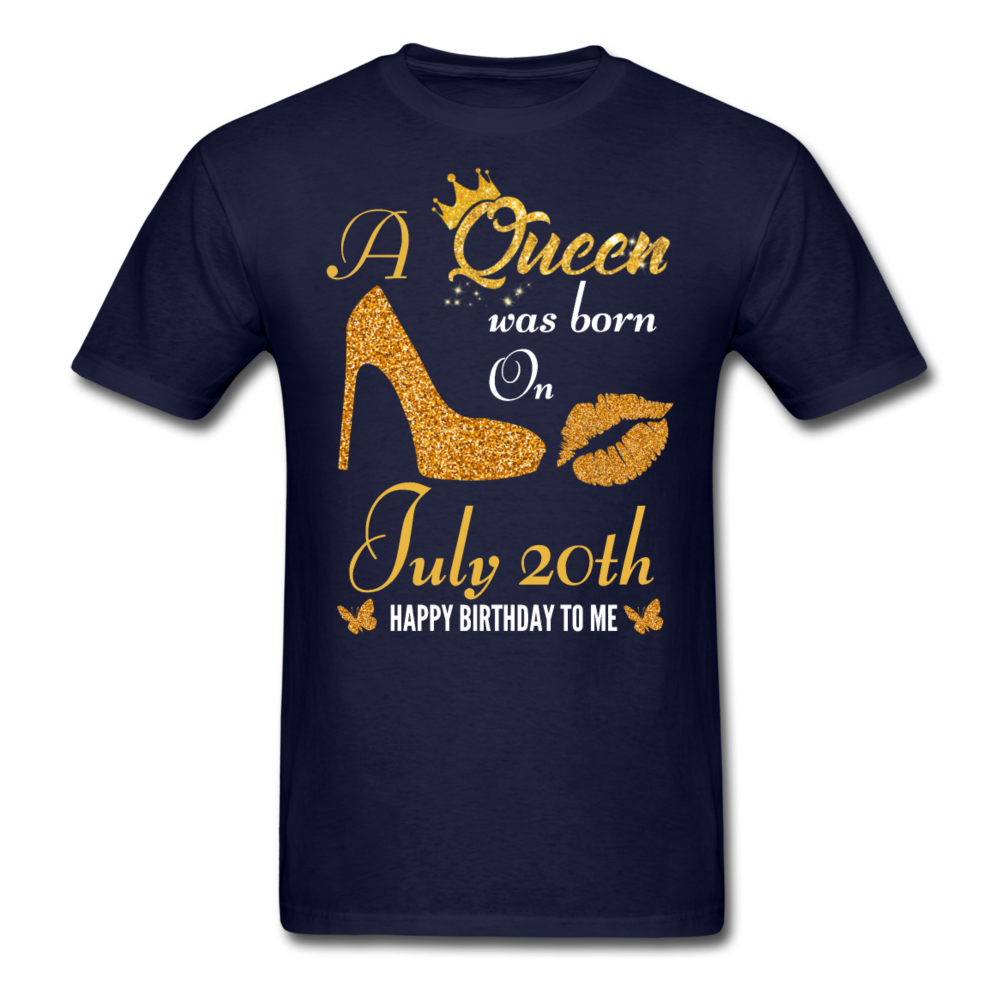 QUEEN 20TH JULY UNISEX SHIRT - navy