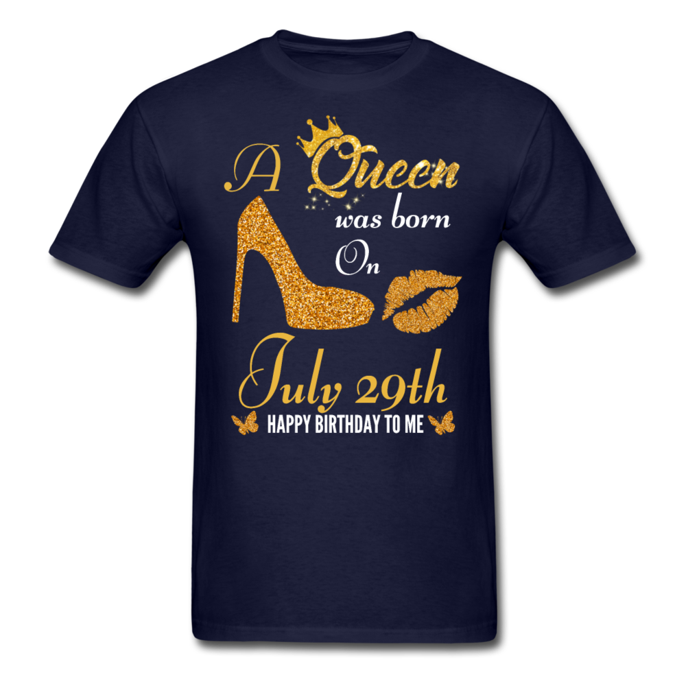 QUEEN 29TH JULY UNISEX SHIRT - navy