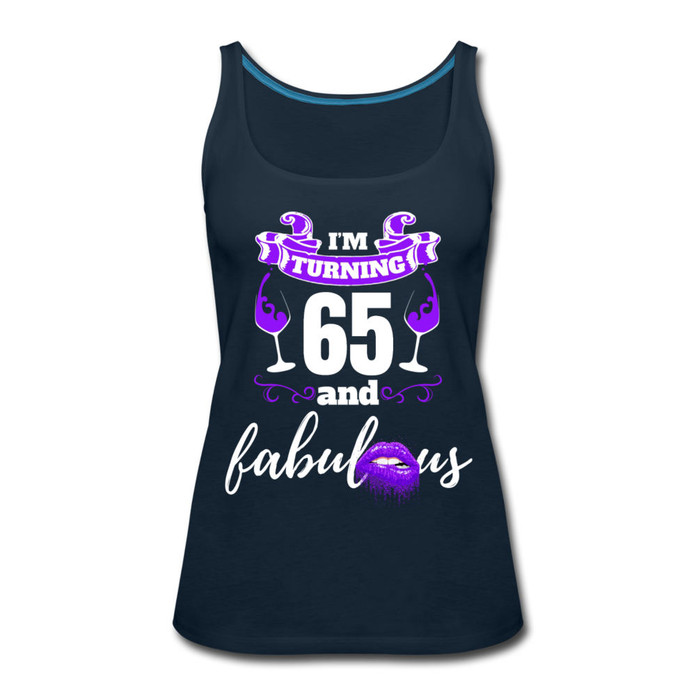 TURNING 65 TANK - deep navy