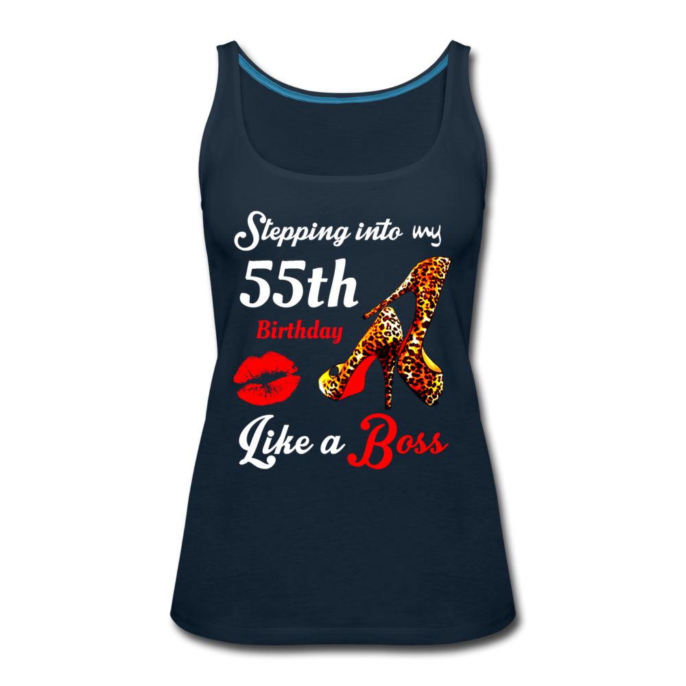 STEPPING 55 BOSS TANK - deep navy