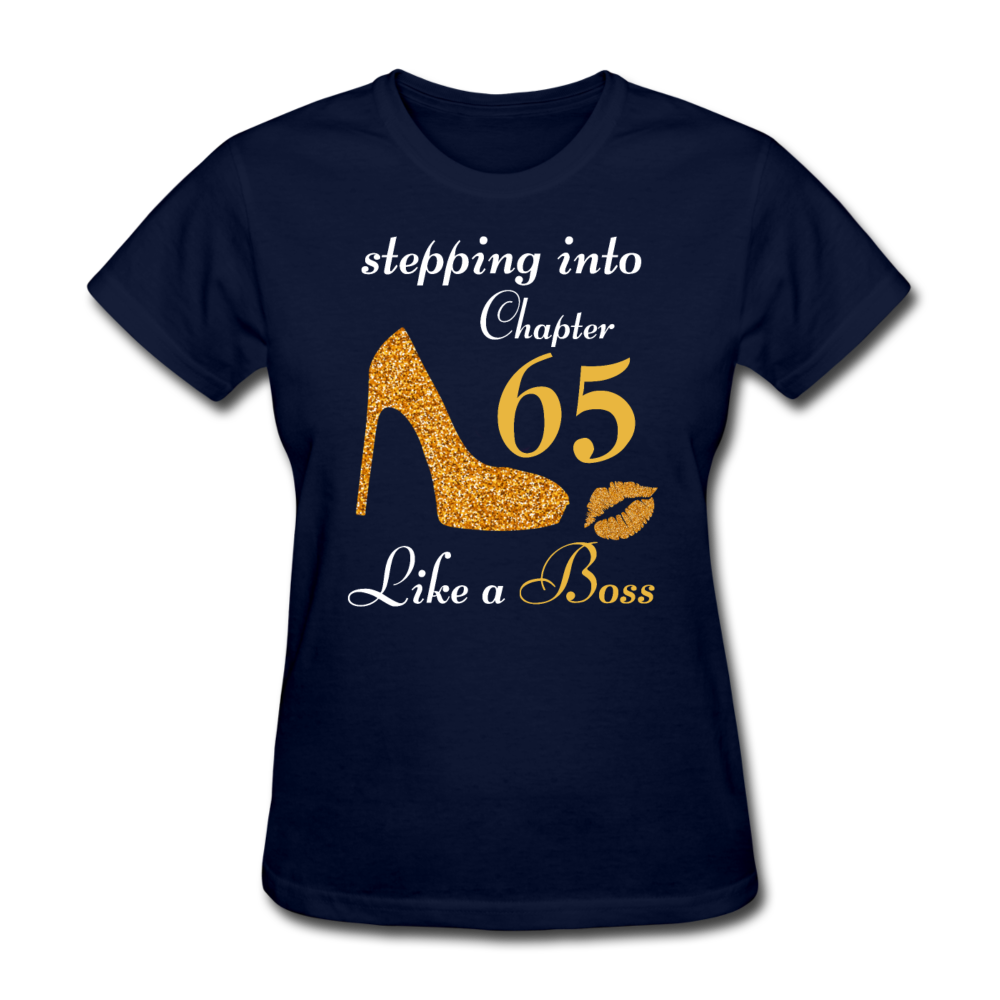 STEPPING CHAPTER 65 WOMEN'S SHIRT - navy