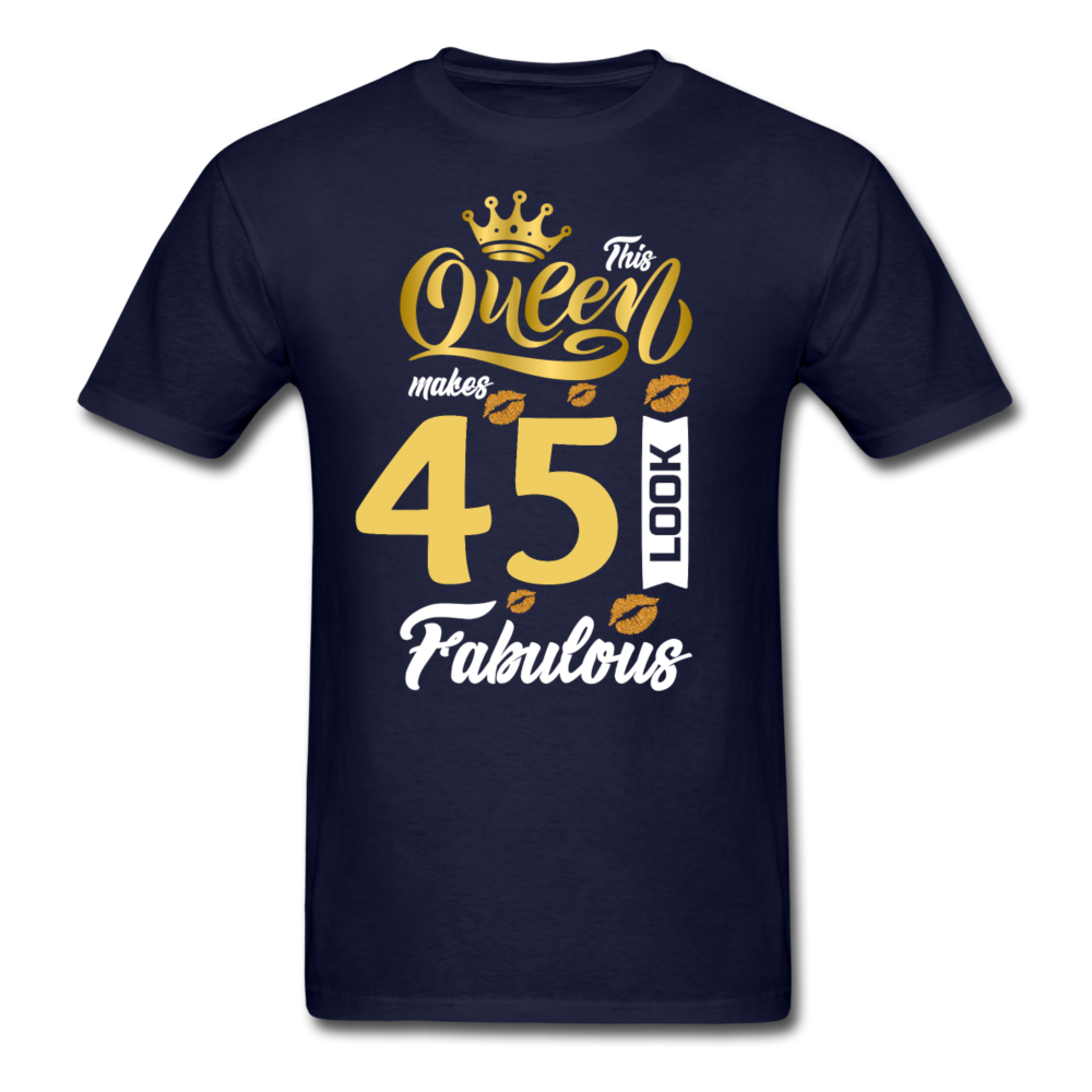 QUEEN 45 UNISEX SHIRT - navy