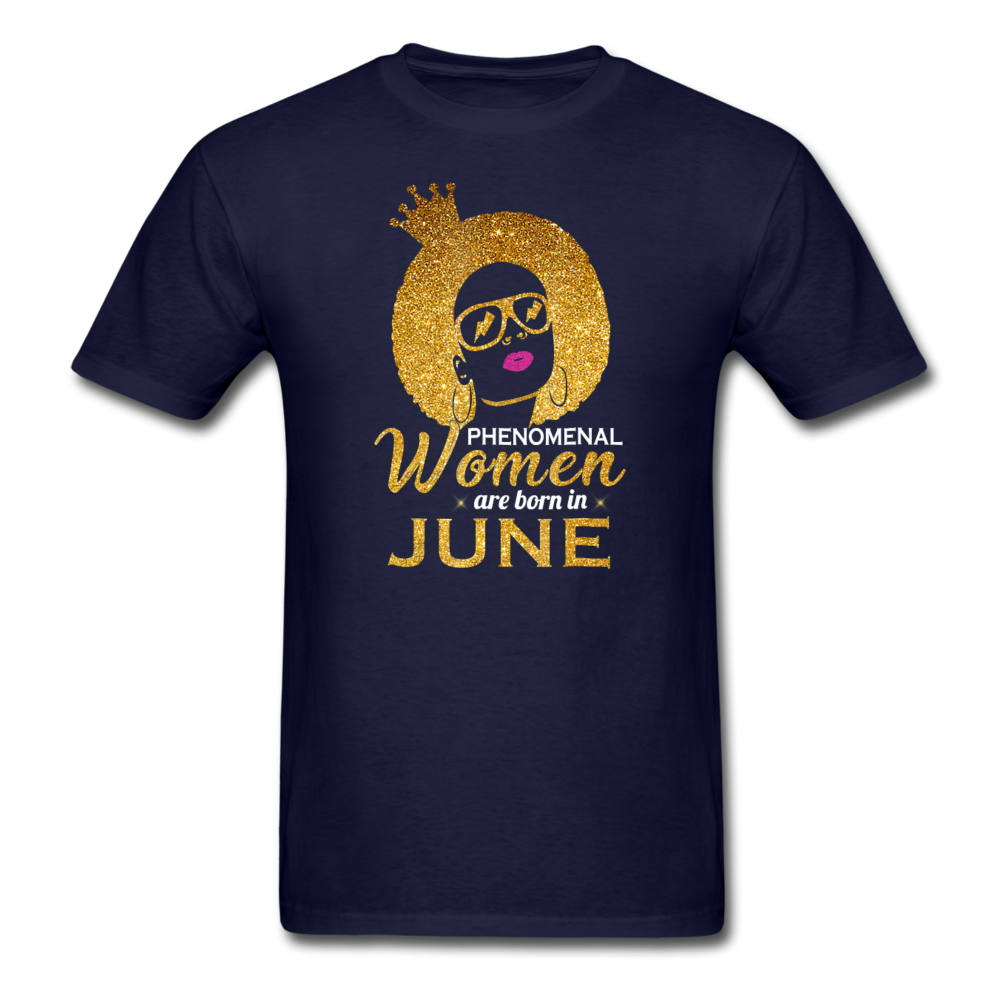 PHENOMENAL WOMEN JUNE UNISEX SHIRT - navy