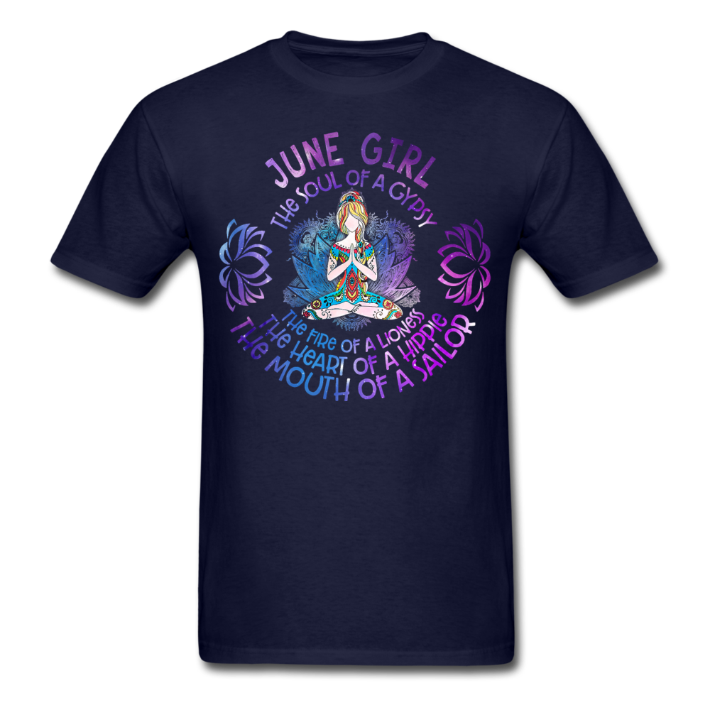JUNE LIONESS GIRL UNISEX SHIRT - navy