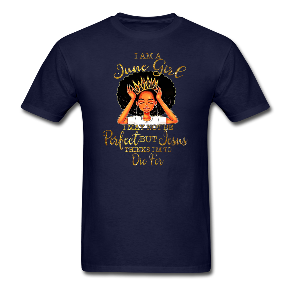 JUNE JESUS GIRL UNISEX SHIRT - navy