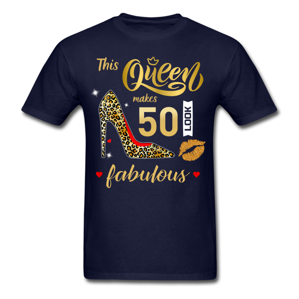 QUEEN 50 FAB UNISEX SHIRT - navy