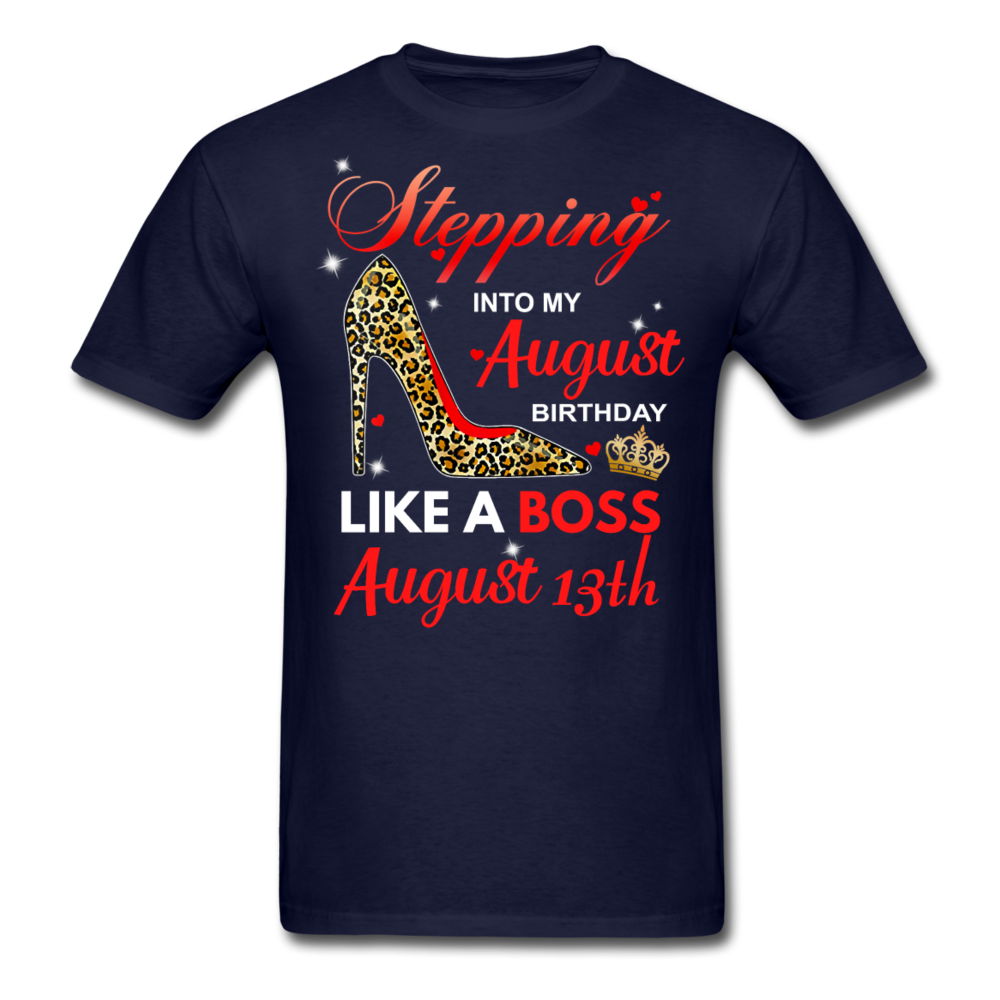 BOSS 13TH AUGUST UNISEX SHIRT - navy