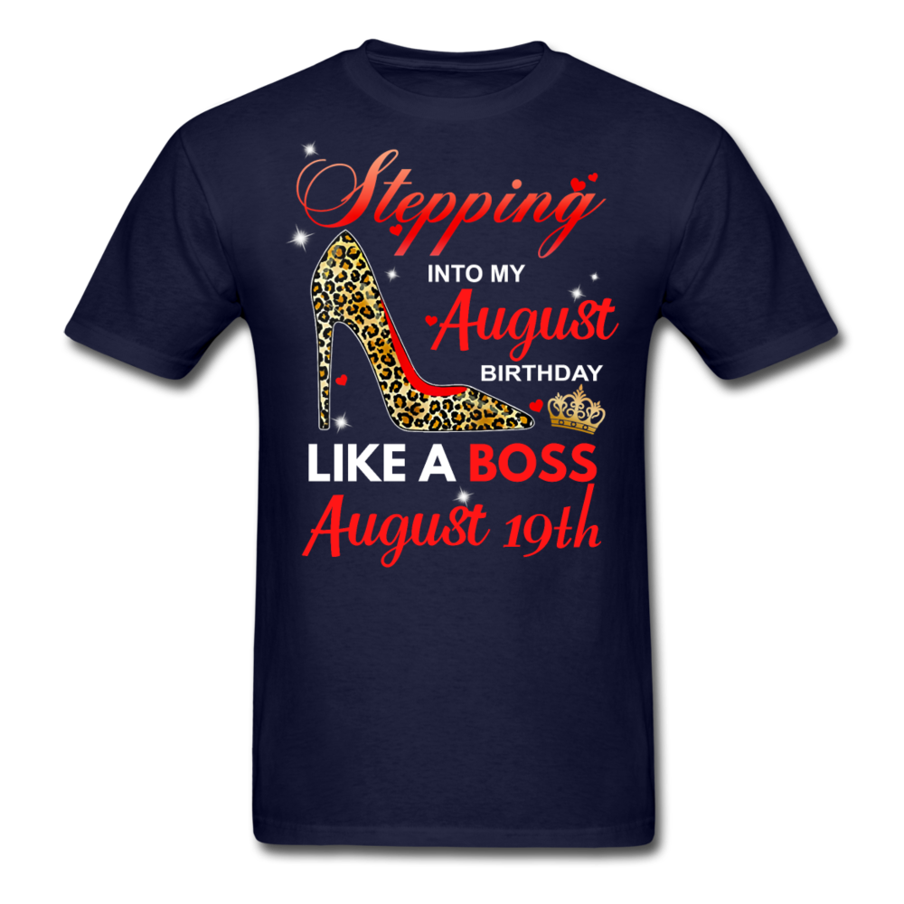 BOSS 19TH AUGUST UNISEX SHIRT - navy