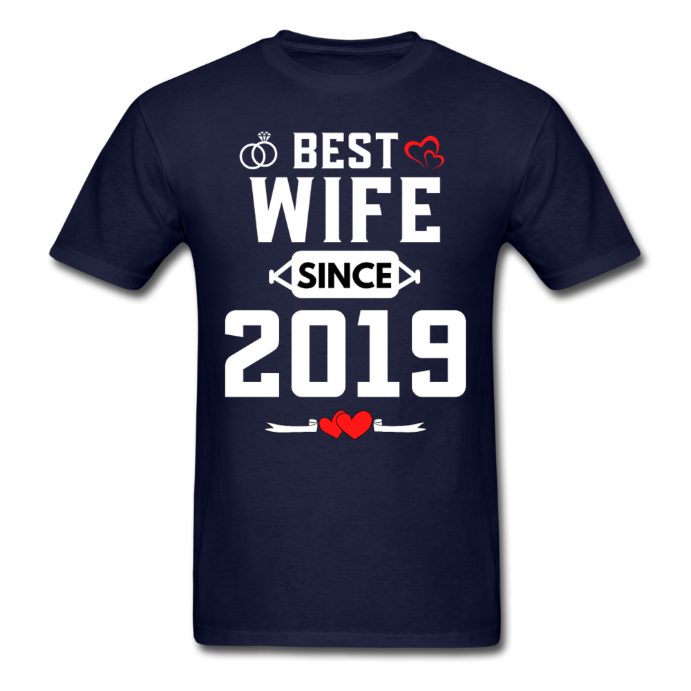 BEST WIFE 2019 UNISEX SHIRT - navy