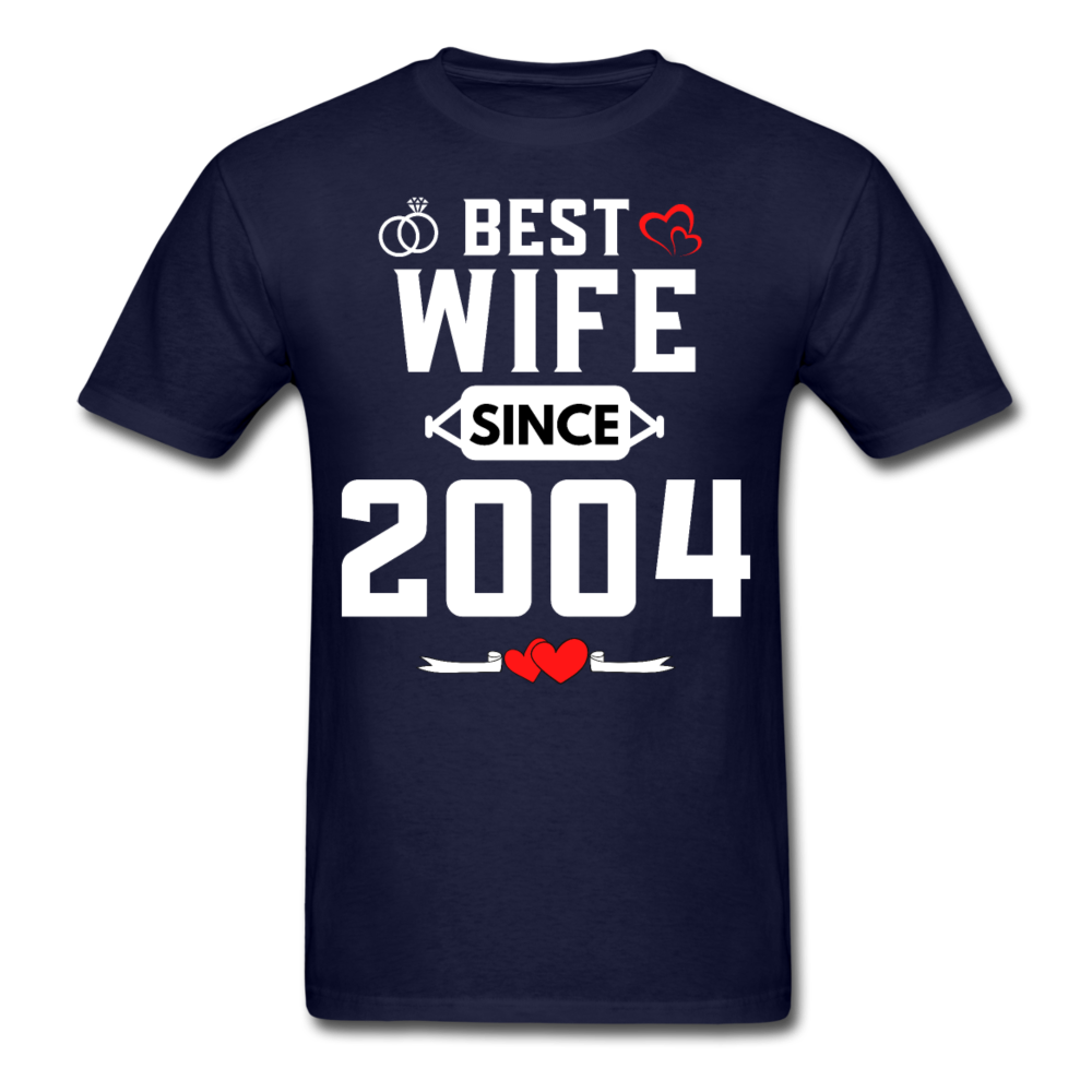 BEST WIFE 2004 UNISEX SHIRT - navy