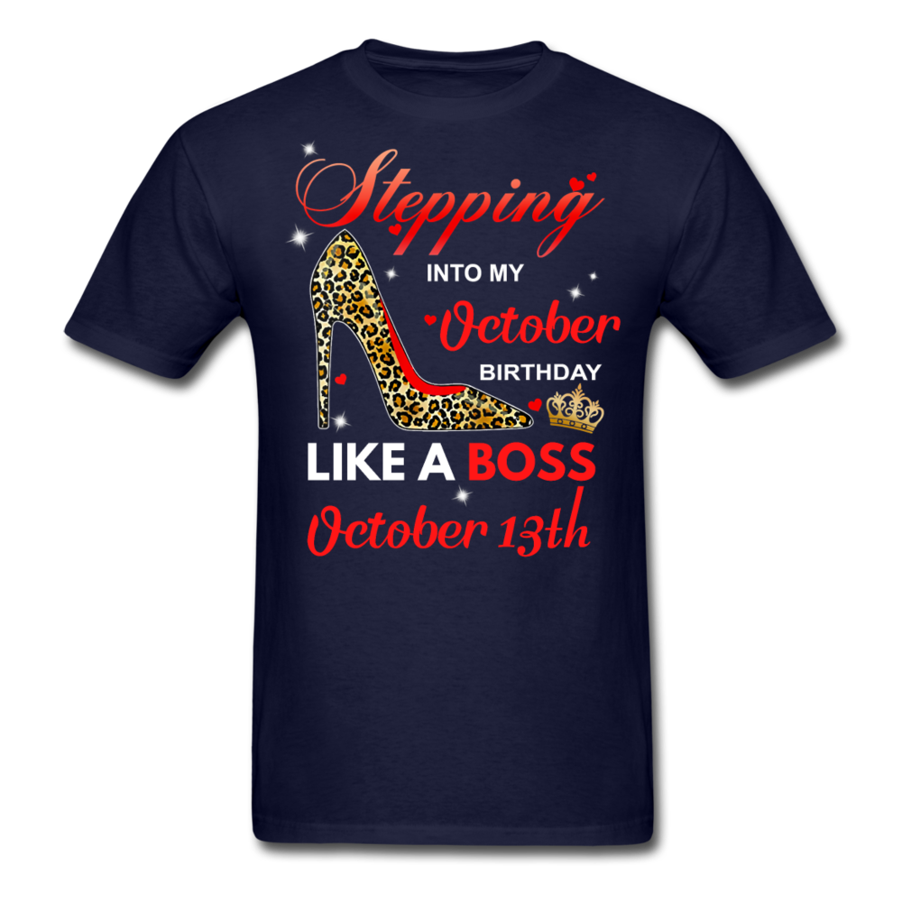 BOSS 13TH OCTOBER UNISEX SHIRT - navy