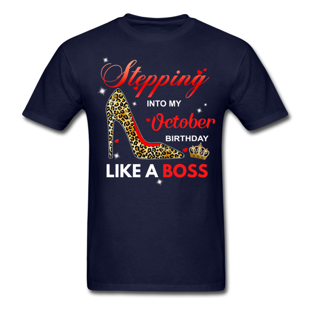 BOSS OCTOBER UNISEX SHIRT - navy